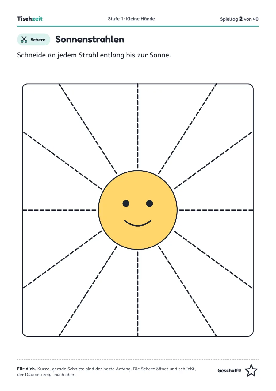 Blatt Sonnenstrahlen